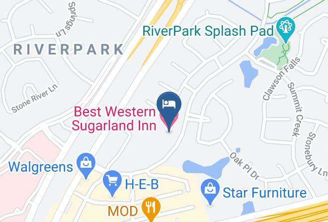 Fort Bend - Best Western Sugarland Inn Maps