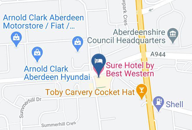 Aberdeen City - Sure Hotel Aberdeen Maps