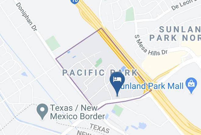 El Paso - Best Western Sunland Park Inn Maps
