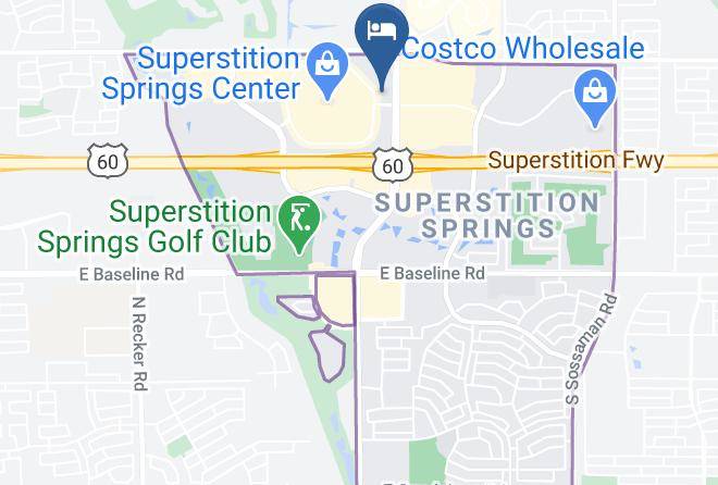 Maricopa - Best Western Superstition Springs Inn Maps