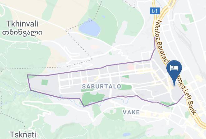 Tbilisi - Best Western Tbilisi Art Hotel Maps