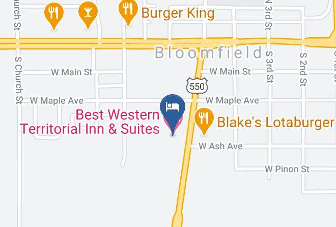 San Juan - Best Western Territorial Inn & Suites Maps