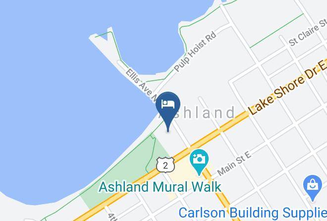 Ashland - Best Western The Hotel Chequamegon Maps