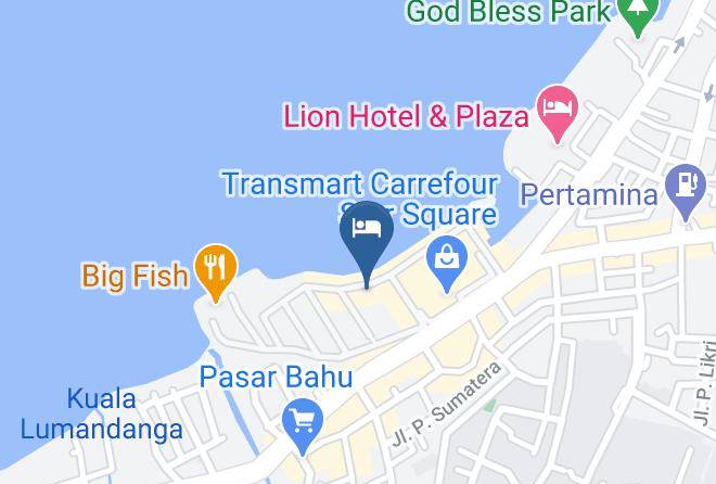 Kota Manado - Best Western The Lagoon Maps