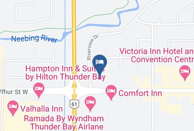Thunder Bay - Best Western Thunder Bay Crossroads Maps