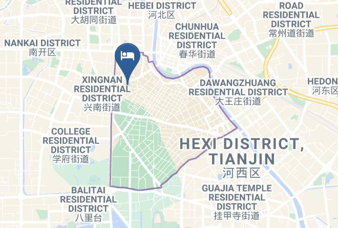 Best Western Tianjin Juchuan Map