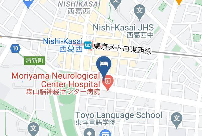 Edogawa Ward - Best Western Tokyo Nishikasai Grande Maps