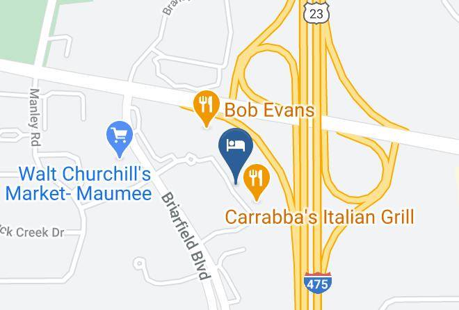 Lucas - Best Western Toledo South Maumee Maps