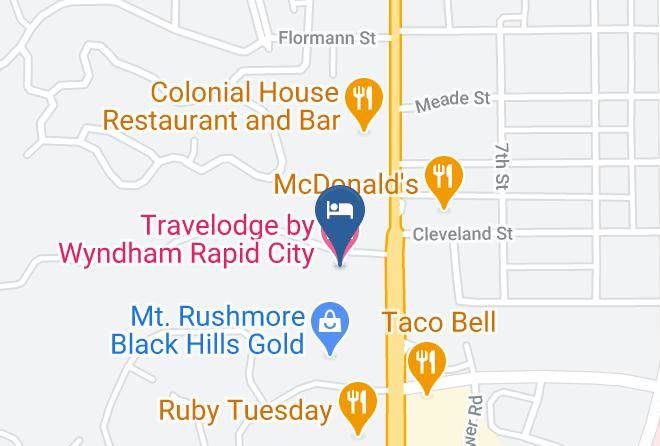 Pennington - Travelodge By Wyndham Rapid City Maps