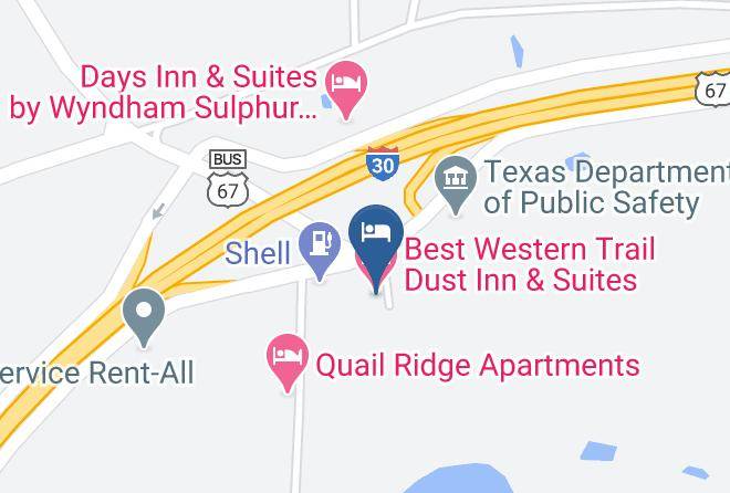 Hopkins - Best Western Trail Dust Inn & Suites Maps
