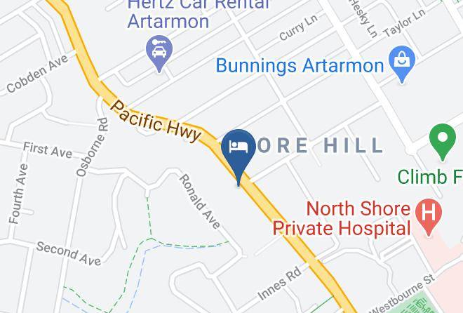 Lane Cove - Twin Towers Inn Maps