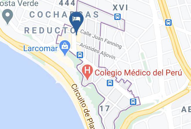 Miraflores - Best Western Plus Urban Larco Hotel Maps