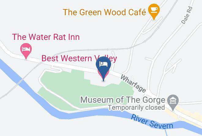 Telford And Wrekin - Best Western Valley Hotel Maps