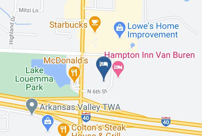 Crawford - Best Western Van Buren Inn Maps
