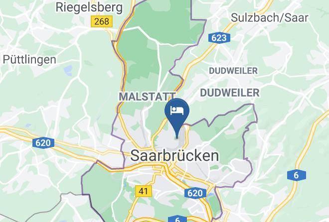 Saarbrucken - Best Western Victor's Residenz Hotel Rodenhof Maps