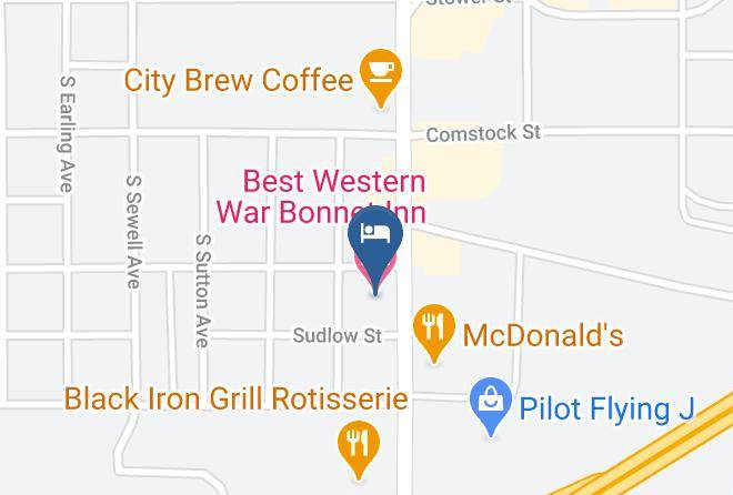 Custer - Best Western War Bonnet Inn Maps