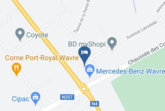 Brabant - Best Western Wavre Hotel Maps