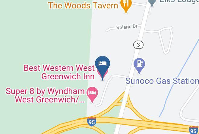 Kent - Best Western West Greenwich Inn Maps