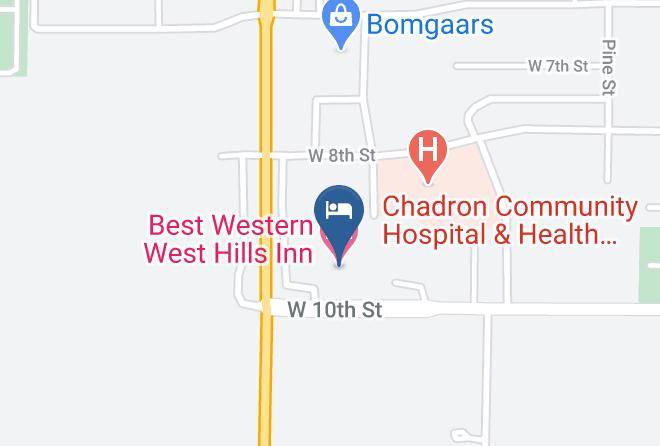 Dawes - Best Western West Hills Inn Maps