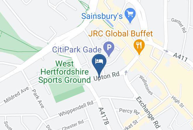 Herts - Best Western White House Hotel Maps
