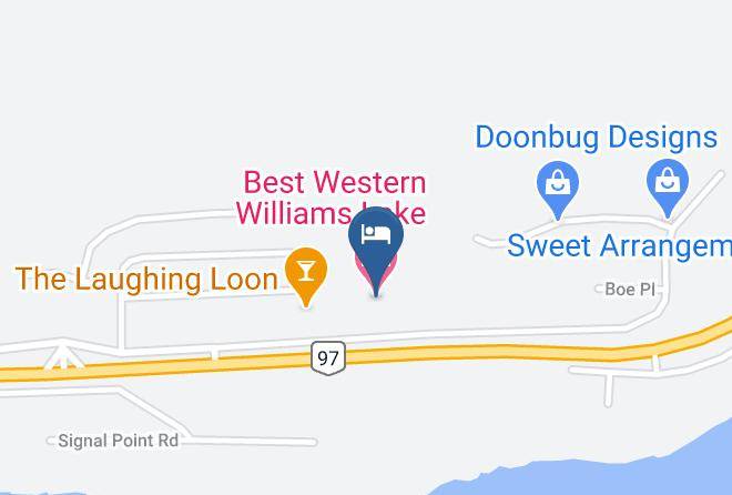 Cariboo - Best Western Williams Lake Hotel Maps