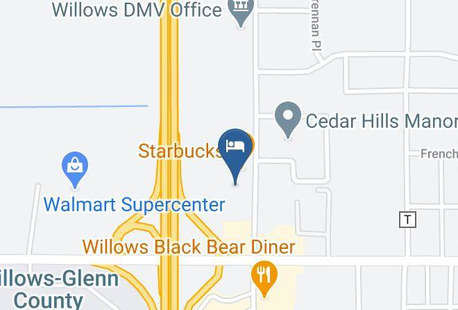 Glenn - Best Western Willows Inn Maps