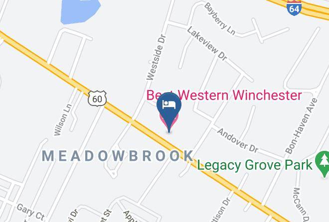 Clark - Best Western Winchester Hotel Maps