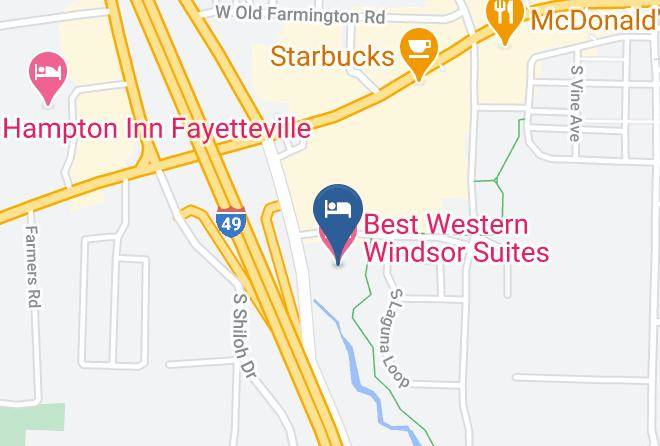 Best Western Windsor Suites Map