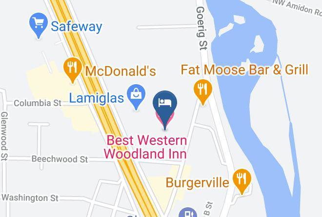 Cowlitz - Best Western Woodland Inn Maps