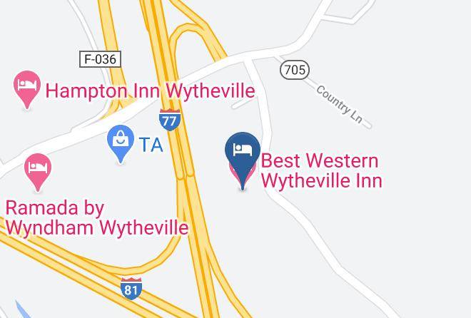 Wythe - Best Western Wytheville Inn Maps
