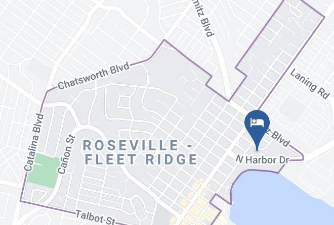 San Diego - Best Western Yacht Harbor Hotel Maps