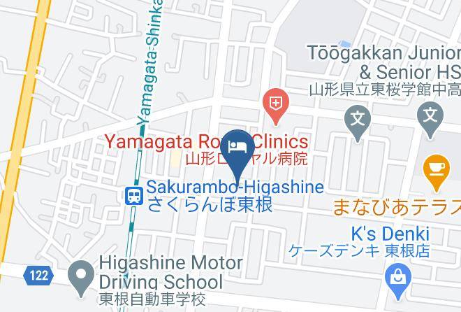 Higashine City - Best Western Yamagata Airport Maps