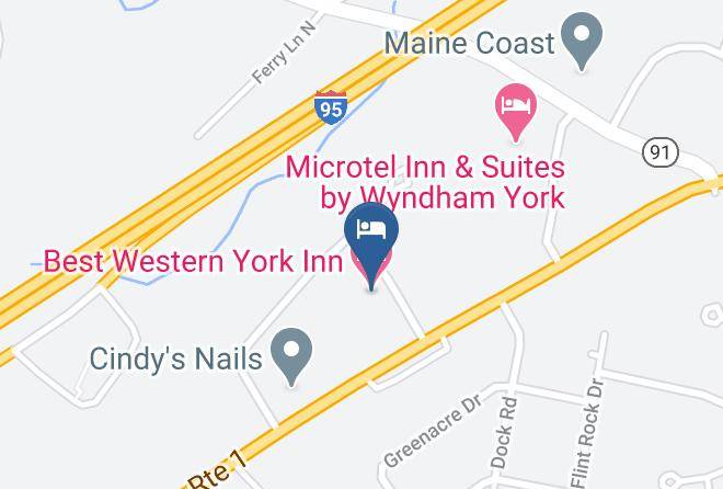 York - Best Western York Inn Maps