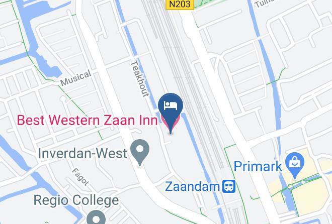 Zaanstad - Best Western Zaan Inn Maps