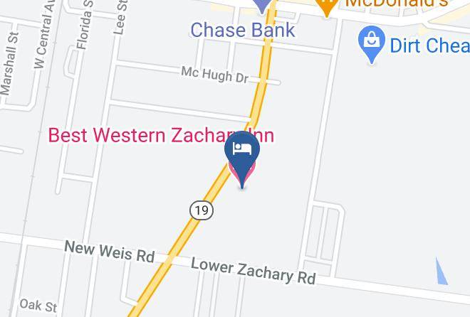 East Baton Rouge Par - Best Western Zachary Inn Maps