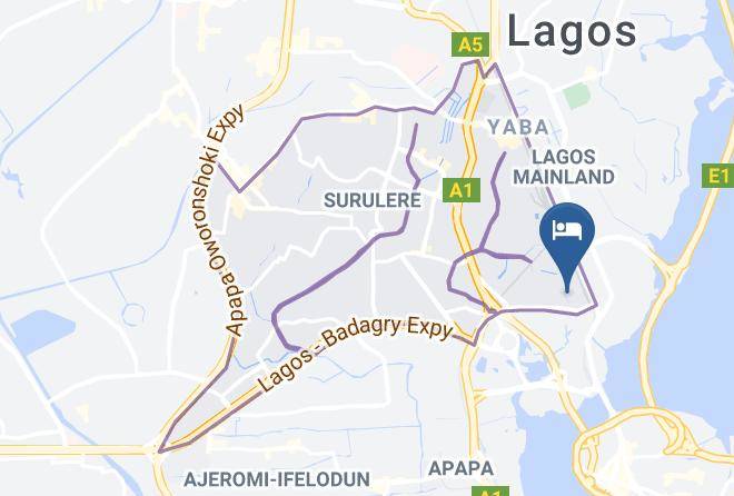 Lagos Mainland - Bestform Hotel Maps