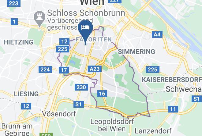 Vienna Favoriten - Beta Design Hotel Maps