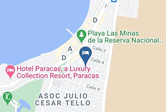 Pisco - Betania Paracas Maps
