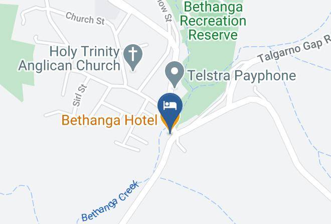 Towong - Bethanga Hotel Maps