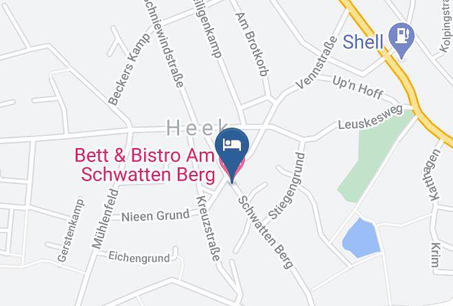 Borken - Bett & Bistro Am Schwatten Berg Maps