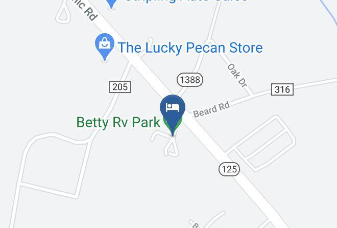 Aiken - Betty Rv Park Maps