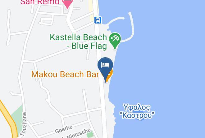 Larnaca - Bettys Beachfront Apt Maps