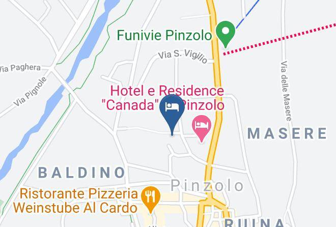 Trento - Beverly Hotel Pinzolo Maps