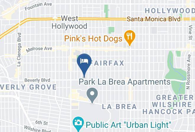 Los Angeles - Beverly Inn Maps