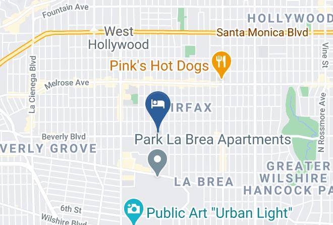 Los Angeles - Bevonshire Lodge Motel Maps