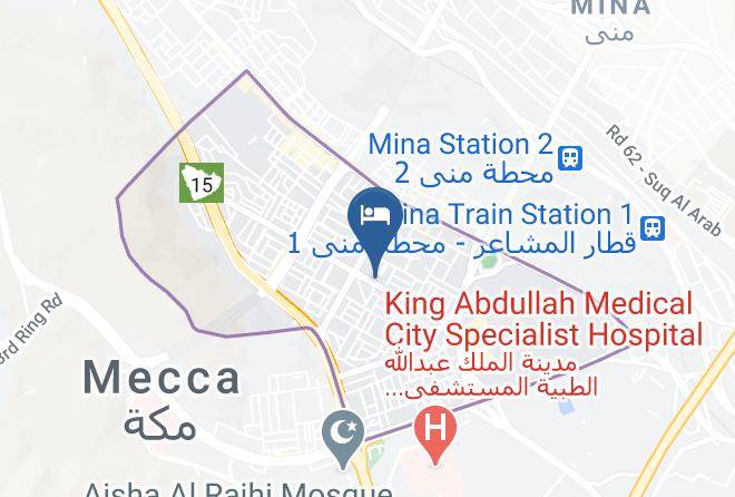 Mecca - Beyab Al Azizeyyah Hotel Maps