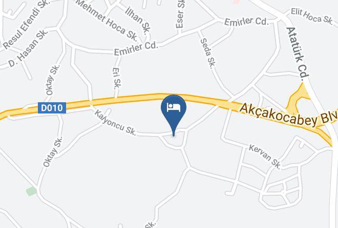 Akcakoca - Beyaz Cinar Butik Otel Duzce Maps