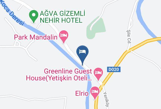 Sile - Beyaz Ev Agva Otel Maps
