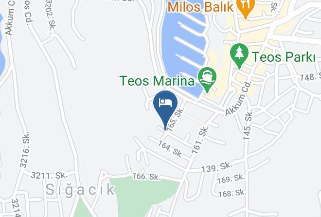 Seferihisar - Beyaz Ev Pansiyon Maps
