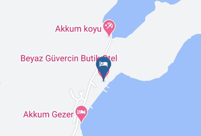 Mugla - Beyaz Guvercin Butik Otel Maps